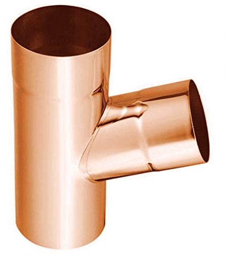 Rohrabzweig 72° Kupfer in allen Größen (wählbar) (K)