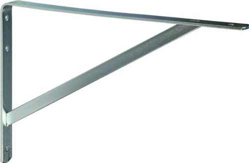 ib style® Schwerlastträger Schwerlastkonsole Regalträger Regalhalter Wandkonsole Regalwinkel Schwerlastwinkel| 2, 10 oder 20 Stück wählbar | 20 Stück 330 x 500 mm aus Stahl - verzinkt
