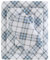 SLEEP PHILOSOPHY True North - Set di biancheria da letto in flanella calda 100% cotone, stampa con animali e stelle, molto morbido, per letto matrimoniale, motivo scozzese blu, 4 pezzi
