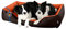 BedDog Hundebett XXL - Hundekissen - Hundekorb - Hundecouch - Hundesofa - Bezug abziehbar, Waschbar, für Mittel-Große Hunde