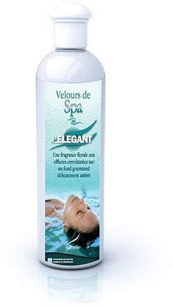 Camylle - Velours de Spa L'Elégant - Fragrances à base d'Huiles Essentielles 100% Pures et Naturelles pour Spa ou Jacuzzi - Floral aux effluves envoutantes et délicatement ambrées - 500ml