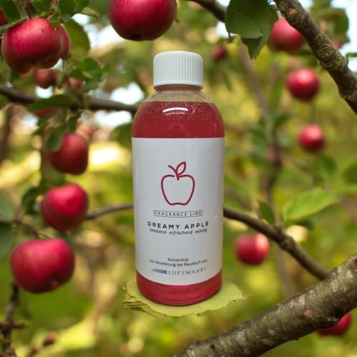 LUFTMAXX Fragrance line Dreamy Apple 500ml Duftstoff für Lufterfrischer Aktion 3 Produkte kaufen - 1x Duft gratis ! Raumklima Ball, Blow, Bowl 500ml