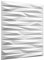 Wall 3D Panels 50x50 cm - 12 Boards (for 3 sqm2) Kitchen Decor, Living Room Style, Cladding, Covering DIY Art, Home Decorations, Decals, Kitchen Décor [Valeria] 12pcs 50cm(20) White
