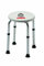 Izzy Tabouret de Douche Rond pour Seniors, réglable en Hauteur certifié en 581-1:2006/-2:2009 en 1022:2005 (Tabouret de Bain Rond)