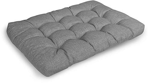 LILENO HOME Palettenkissen Set Hellgrau - Sitzkissen 120x80x20 cm - Polster für Europaletten - Palettenkissen Outdoor als Sitzkissen für Palettenmöbel