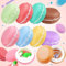 18 Stück Mini Macaron Aufbewahrungsbox, bunte Macaron, Mini Macaron Kleine Schmuckschatulle, geeignet für Pillen, Ohrringe, Ringe, Perlen