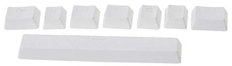 Ixkbiced 8 Tasten 6.5u Leertaste PBT-Tastenkappen Double Shot-Tastenkappe für Corsair Strafe K65 K75