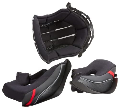 O'NEAL | Motorcross-Helm-Ersatzteile | Motorrad Enduro | Ersatzfutter für D-SRS Helm | Liner & Cheek Pads D-SRS Helmet | Schwarz | Größe M