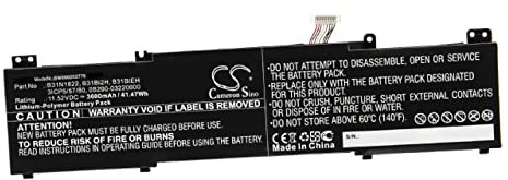 vhbw batteria compatibile con Asus Zenbook Flip 14 UM462DA-AI701TS laptop, notebook (3600mAh, 11.52V, Li-Poly)