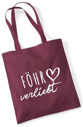 Huuraa Jutebeutel Föhr verliebt Geschenk
