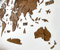 Holz-Weltkarte, 3D-Kunst, große Wanddekoration, für jeden Anlass, in den Größen M, L, XL, Geschenkidee, Wandkunst für Zuhause, Küche oder Büro