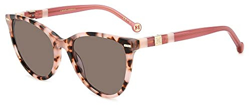 Carolina Herrera Her 0107/s 0T4/IR HAVANA PINK Sunglasses Women's Acetate, Standard, 57