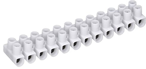 30 Stück Voxura Lüsterklemme Kabelklemme Verbindungsklemmen Kabelverbinder 12-polig bis 2,5mm² weiß