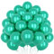 Metallic Grün Luftballons, 50 Stück 12 Zoll Grün Luftballons, Glänzende Latexballons, Chrom Metallic Luftballon für Green Birthday Party Ballons Hochzeit Verlobung Jungle Theme Fiesta Dekoration