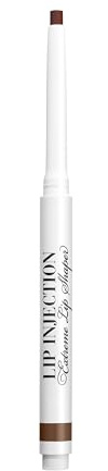 Too Faced Lip Injection Extreme Lip Shaper | Plumping, Waterproof, Liner Pencil, 0.01 Ounce, Espresso Shot