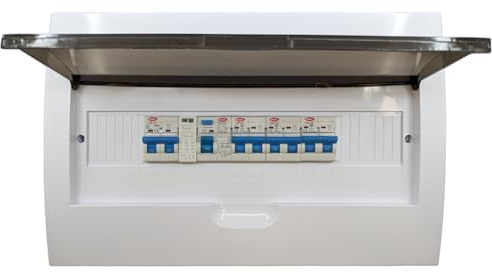 Tableau électrique 18 modules avec 4 magnétothermiques, surtensions et différentiel (non câblage)