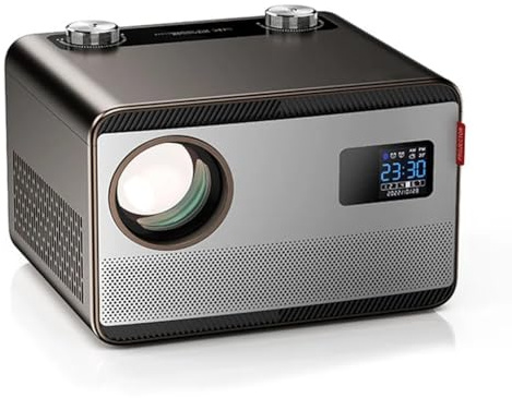 VVHUDA Projector 5G LED 4K Video Movie Smart Android 600 ANSI Lumens Home Theater Cinema Beamer Projectors (D As shown) small gift