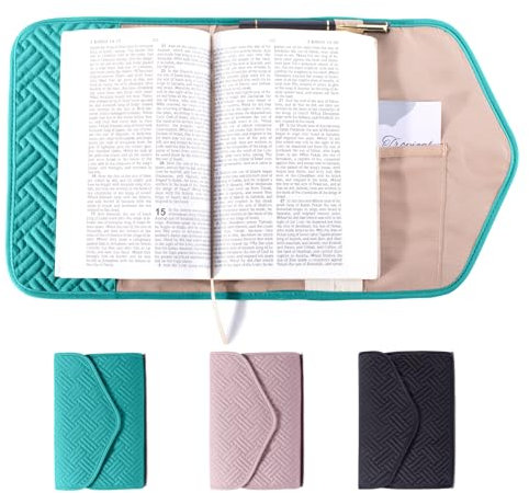 Aplufine Wiederverwendbare Buchhülle mit Magnetverschluss, verstellbare Buchhülle für Buchliebhaber, Geschenk, Buchschoner für Taschenbuch, Buchumschläge für Hardcover, Buchtasche, Buchträger,