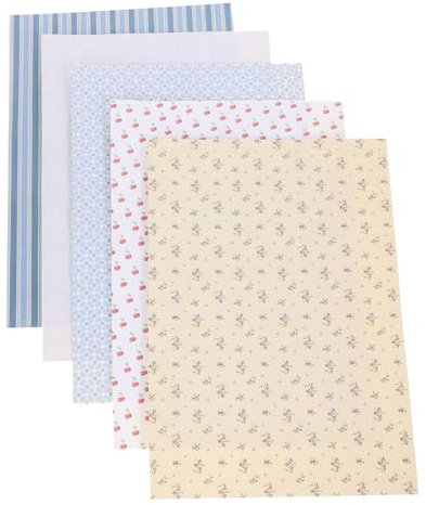 ibasenice 5 Blätter Puppenhaus-tapete Puppenhaus-bodenfliese Puppenhausboden Puppenhausmöbel Puppenhausdekorationen Mini-küchenboden A4 Hintergrund Aufkleber Selbstklebendes Papier