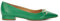 Dune Ladies HAYDENNE Snaffle-Trim Ballet Pumps Size UK 3 Flat Heel Green