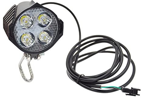 SOFORFREEM Ebike E-Bike 36 V-48 V -Fahrradlicht mit Horn wasserdicht Set aus Vorderscheinwerfern