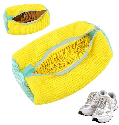 Schuhe Waschbeutel, Schuhwaschbeutel Waschmaschine, Dicker Schuhwaschbeutel Erhöhte Reibung Im Inneren, Mit Reißverschluss, Wiederverwendbarer Sneaker Waschbeutel