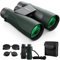 15x56 Fernglas für Erwachsene Hohe Leistung - deesoo Wasserdichtes Fernglas für Vogelbeobachtung - BAK4 Prisma Professionelles Fernglas für Reisen Jagd Sternenbeobachtung (Grün)