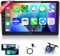 2G+64G Autoradio Android 13 für FIAT Ducato 3/Peugeot Boxer 2/Citroen Jumper 2 2011-2022, 9 Zoll HD Touchscreen Radio mit Drahtloses Carplay Android Auto GPS WiFi USB Bluetooth FM RDS Rückfahrkamera
