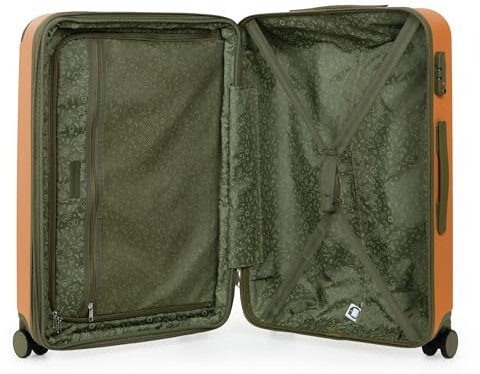 Hauptstadtkoffer - Spree - Large Hard Shell Suitcase, Trolley Suitcase with Extension, 4 Double Wheels, 77 cm, 108 L, Expansion, TSA, Marille, Apricot, 77 cm, Suitcase