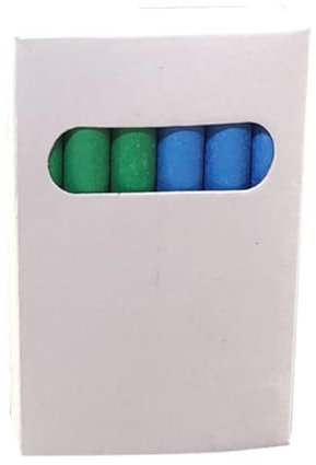 YANFJHV 12 Sticks Wasserlösliche staubfreie Tafelkreide Buntstifte Schulbedarf Weißes und farbiges Pulver Textmarker Schwarz (Red, One Size)