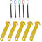 FunnAura 5 Pcs Box Cutter for Work, Utility Warehouse Box Opener with 5 Anti Lost Ropes