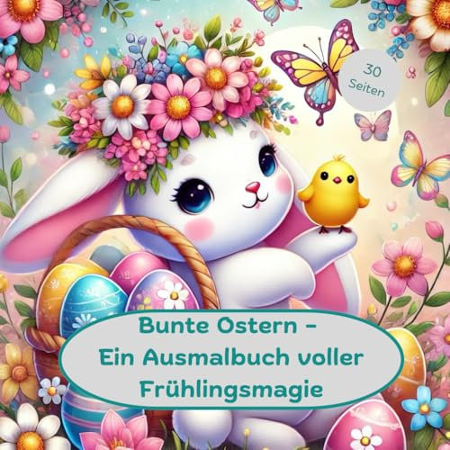 Bunte Ostern - Ein Ausmalbuch voller Frühlingsmagie
