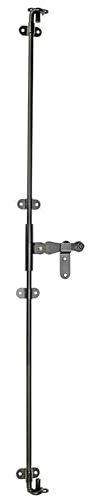 Fenstertreibriegel Schwarz Basquillverschluss Fensterverschluss Basküleverschluss (1500 mm)