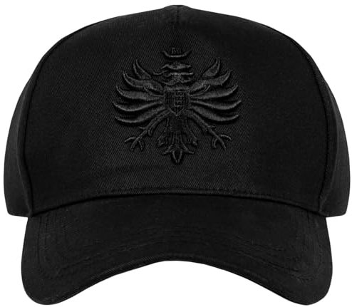 Eintracht Frankfurt Original Base Cap, Schildmütze mit 3D Adler Stick Ton in Ton