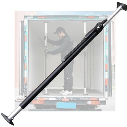 BZJPRFC Pickup Truck Bed Pole Cargo Bar,Load Locks Heavy Duty,51.2-74.8 Adjustable Trailers Bed Restraint Bar,440LB Capacity,for Trailers Box Truck Pickup(1300-1680mm,6piece)