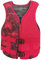 Kayak Vest with Adjustable Waistband, Safety Strap and Zipper, Swim Jacket for Kayaking Fishing Sailing Surfing Boating(Red,XXL)