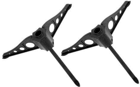 Alipis 2piezas Soporte para Árbol De Navidad Negro Resistente Base Estable y Duradera De Plástico De Patas para Árboles Artificiales Fácil Instalación Sin Herramientas Soporte Fiable