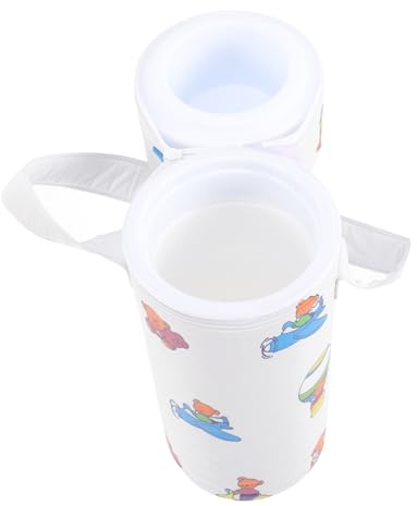 PartyKindom Tragbarer Flaschenwärmer Zufällige Farbe für Reisen und Ausflüge mit PVC Material Leichter und Mittlerer Größe Hält Babyflaschen 3-4 Stunden Warm Zufälliger Stil für Unterwegs