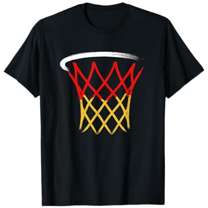 Street Style Korb Deutschland Basketball T-Shirt