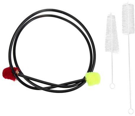 PRETYZOOM 3 Stück Saxophon Schalllochbürste Reinigungsset aus Metall und Nylon für Gründliche Reinigung von Saxophonen und Instrumentenrohren im Musikbereich