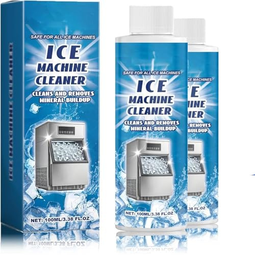 2 Stück Eismaschinenreiniger und Entkalker, Eismaschine Reiniger, Ice Machine Cleaner, Eiswürfelmaschine Reiniger,Tiefenreinigung, Schnell Zeitsparend Verlängerte Lebensdauer Ihrer Eismaschine
