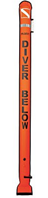Mares Buoy-Diver Alert Marker, Tauchen Boje mit reflektierendes Band, Orange