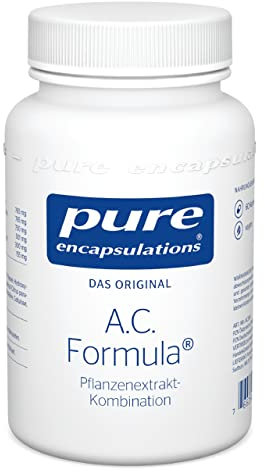 Pure Encapsulations - A.C. Formula - Grapefruitkernextrakt Nahrungsergänzungsmittel - mit Bromelain - 60 Kapseln