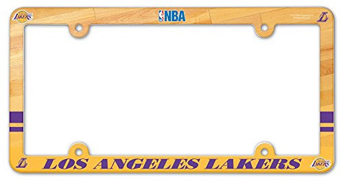 NBA Los Angeles Lakers Full Color Nummernschild Rahmen, Team Farbe, eine Größe
