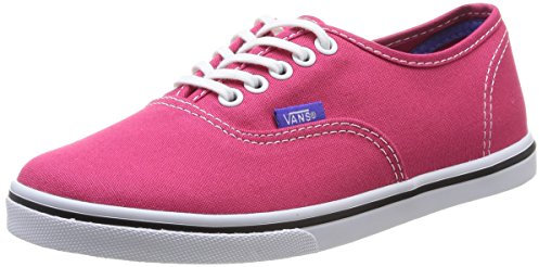 Vans AUTHENTIC LO PRO Low-Top Sneaker, Unisex Adulto, Rosso (Rose Red/Purple Iris), 38