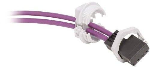 Icotek KVT 40 PB Kabeldurchführung teilbar Grau 1 St.