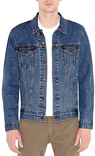 Levi's Men's The Trucker Jacket, Medium Stonewash, M