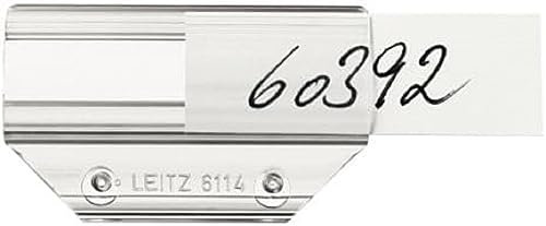 Leitz 6114-00-00 Vollsichtreiter, PVC, (B)60 x (H)33 mm, transparent