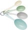 Colourworks Scoop-Shaped Plastic Measuring Cups - 'Classics' Colours (Set of 4)