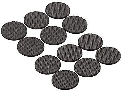 Trimming Shop Furniture Pads, Round Felt Pad for Table Chair Legs, Floor Protector from Scratch Self Adhesive Non Slip, Protect Hardwood Floor, Furniture Feet, Sofa, Table, Bed - L, Black, 45mm, 2 Set